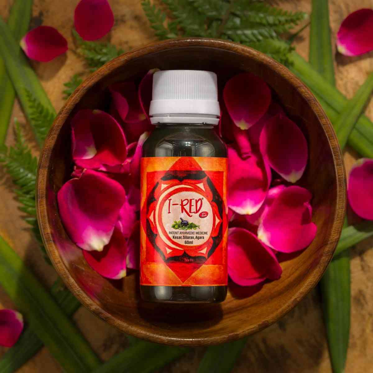 Buy I-RED Oil made with 100% Pure & Natural ingredient